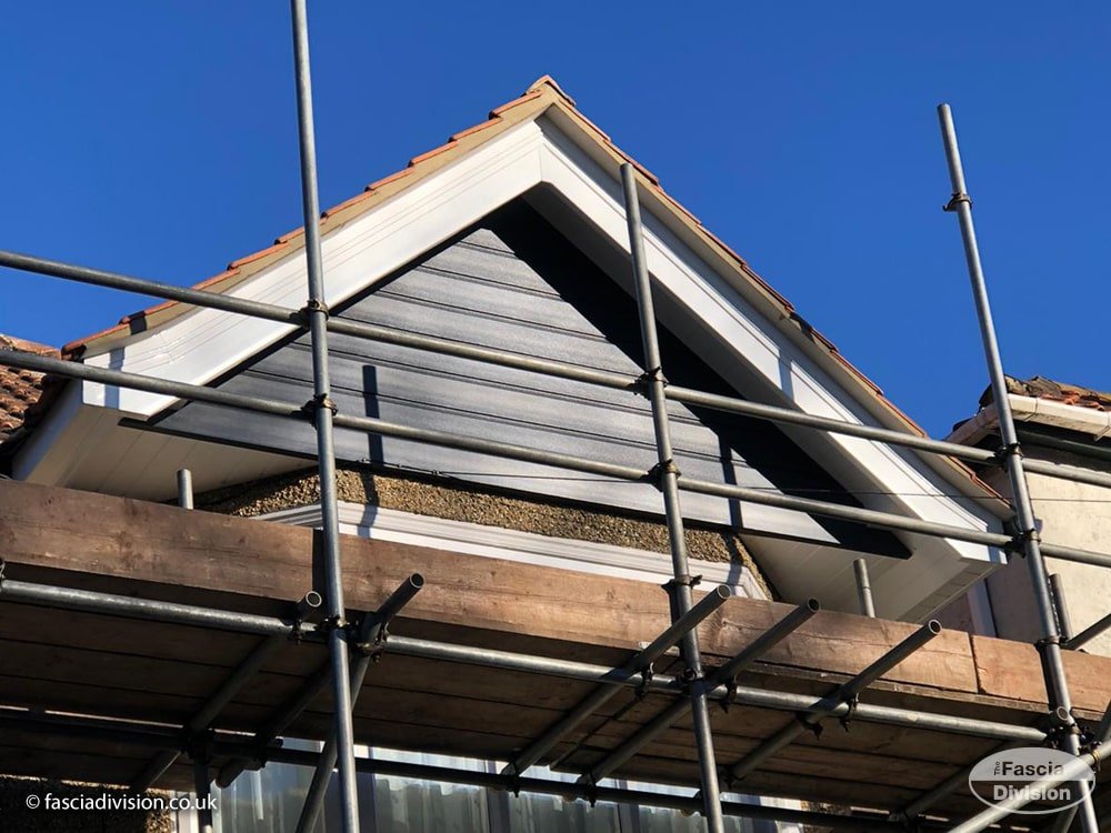 UPVC soffit installation